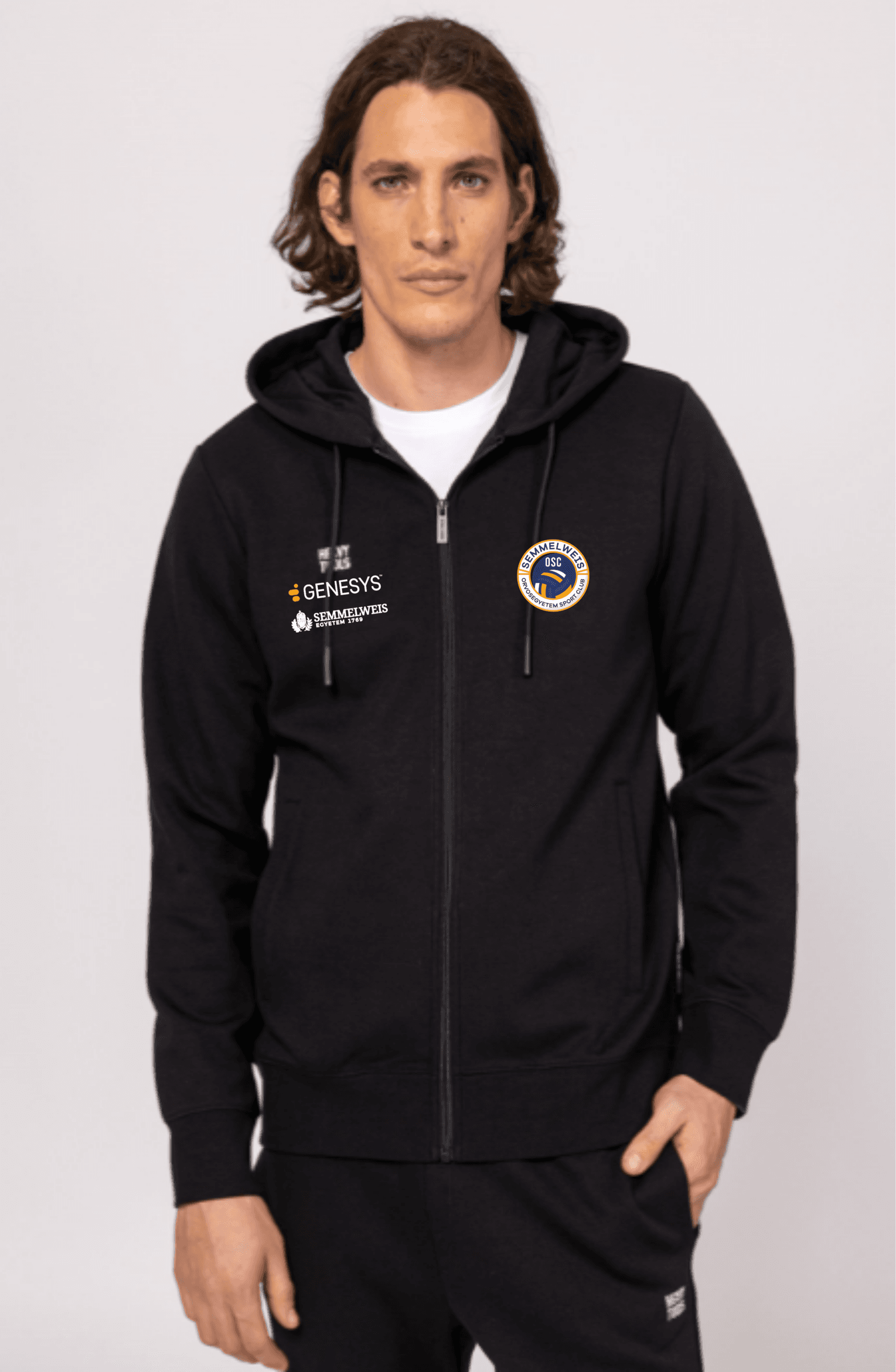 OSC Cipzáros-Kapucnis Pulóver - Hivatalos Semmelweis Merch