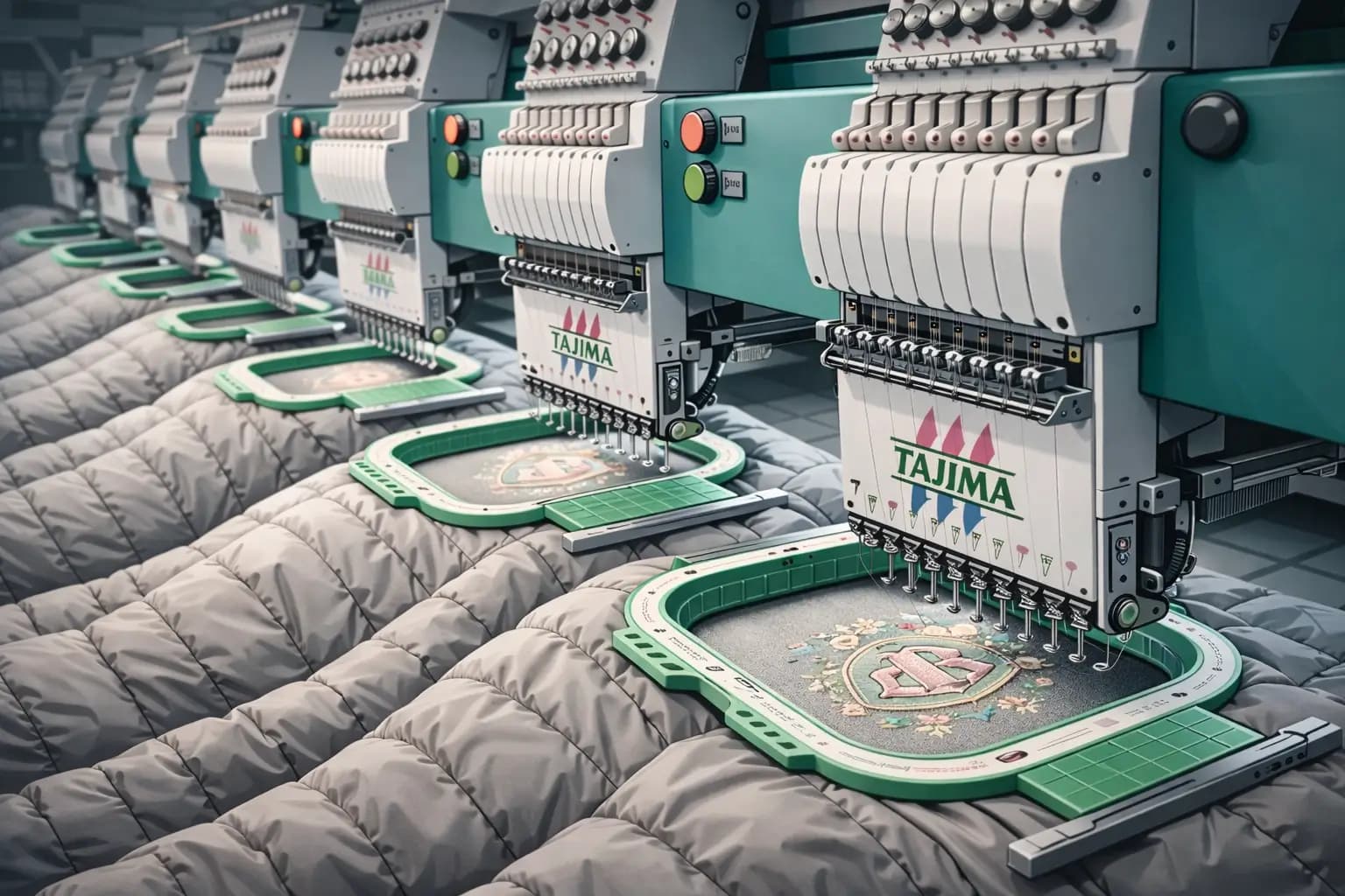 Broderie mecanică Tajima