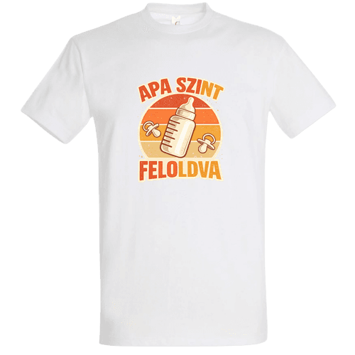 Apa Szint Feloldva - Apák Napi Póló